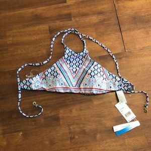 NWT! LUCKY BRAND reversible bikini top!